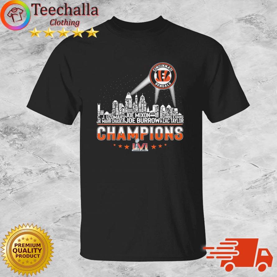 Cincinnati Bengals Skyline Super Bowl Champions shirt