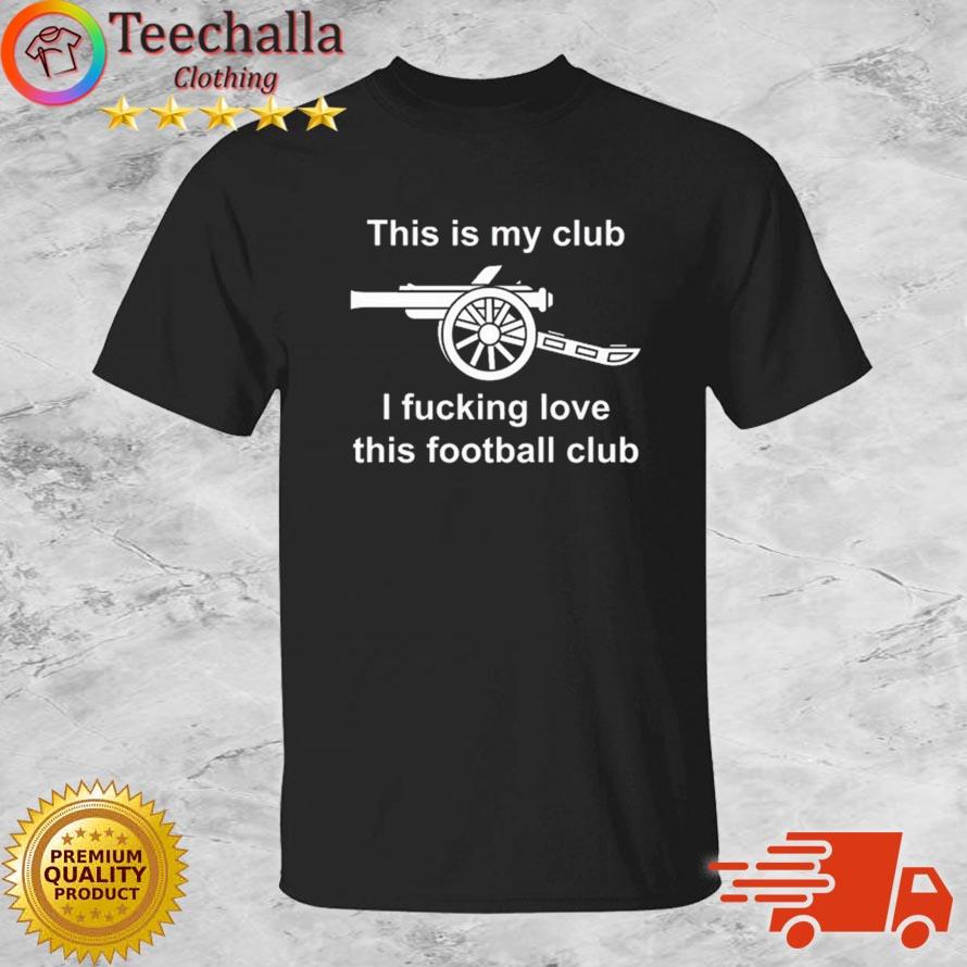 Bukayo Saka Wearing This Is My Club I Fucking Love This Football Club Shirt