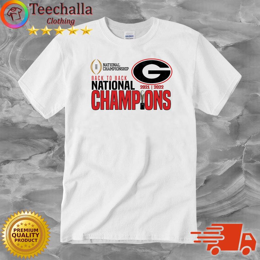 National Championship Back To Back 2021 2022 Georgia Bulldogs shirt