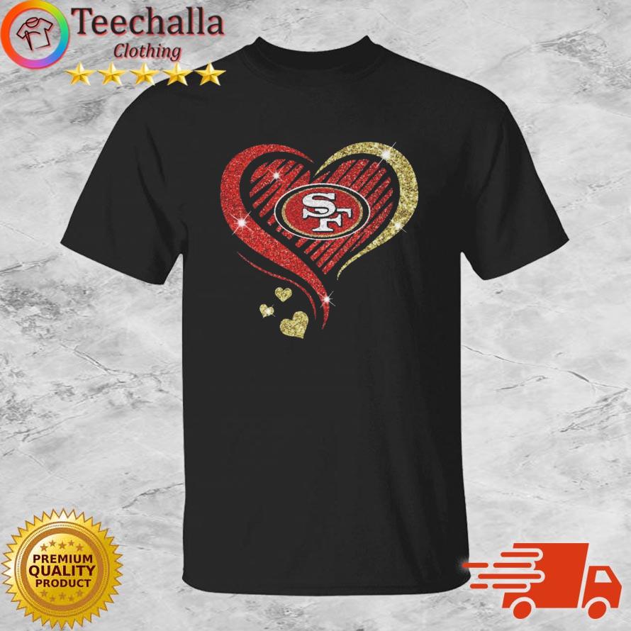 Diamond Heart San Francisco 49ers Football shirt