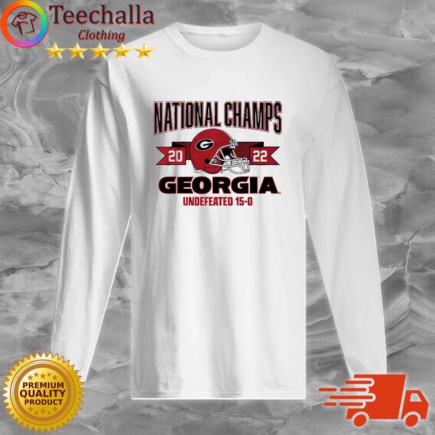 Georgia Bulldogs National Champs 2022 Undefeated 15-0 s Long Sleeve