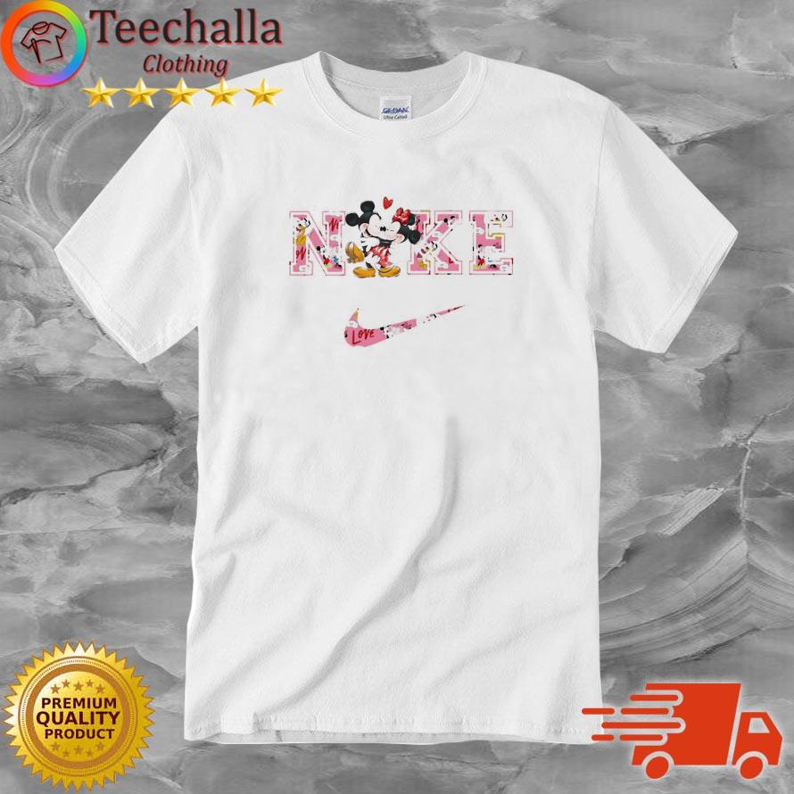 Nike Valentines Day Mickey And Minnie Mouse Shirt