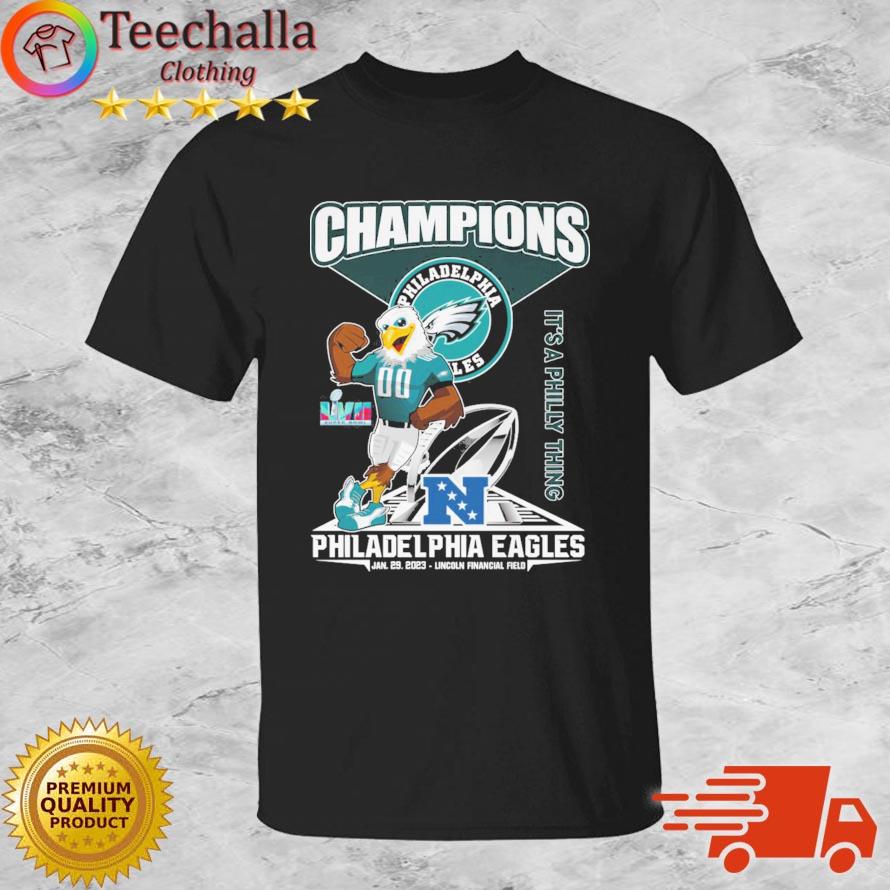 Philadelphia Eagles Swoop Mascot Nfc Champions 2023 Lvii Super Bowl Sweatshirt