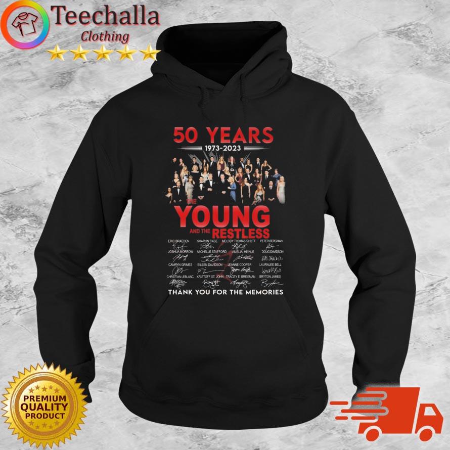 50 Years 1973-2023 The Young And The Restless Thank You For The Memories Signatures s Hoodie