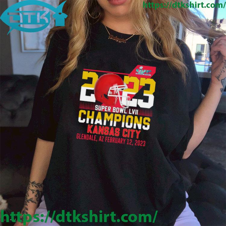 Kansas City Chiefs 2023 Super Bowl LVII Champions Glendale shirt