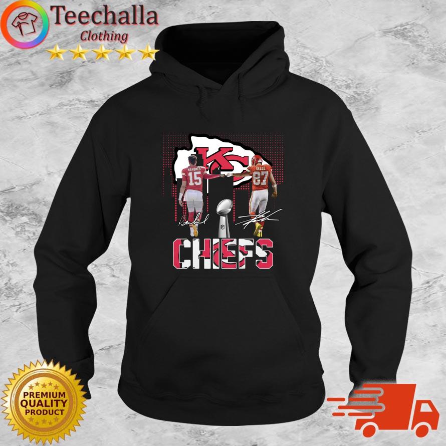NFL Kansas City Chiefs Mahomes And Kelce Signatures s Hoodie