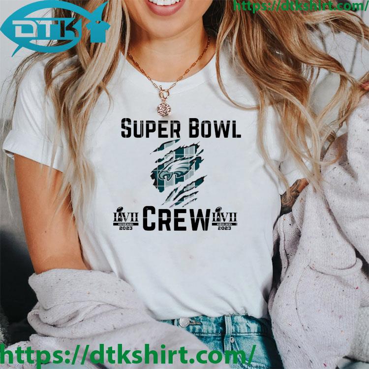 Philadelphia Eagles Super Bowl LVII 2023 Crew shirt