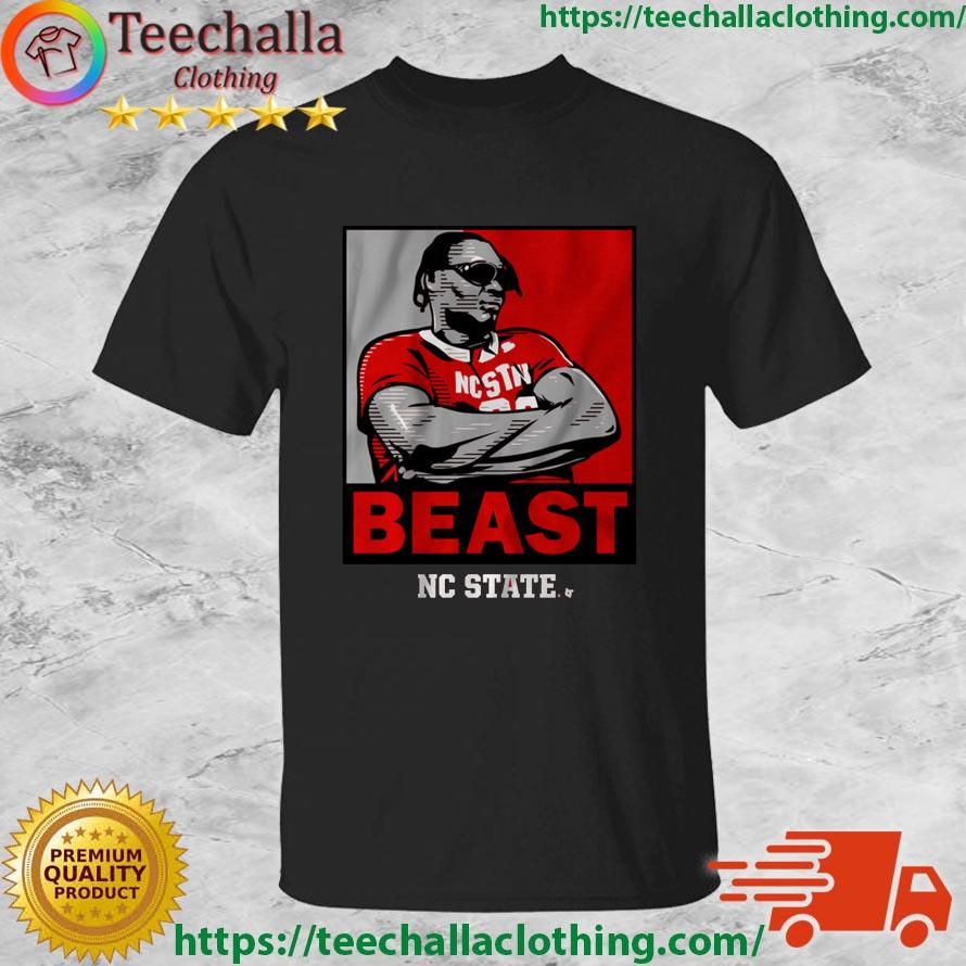 NC State Wolfpack DJ Burns Beast Shades Shirt