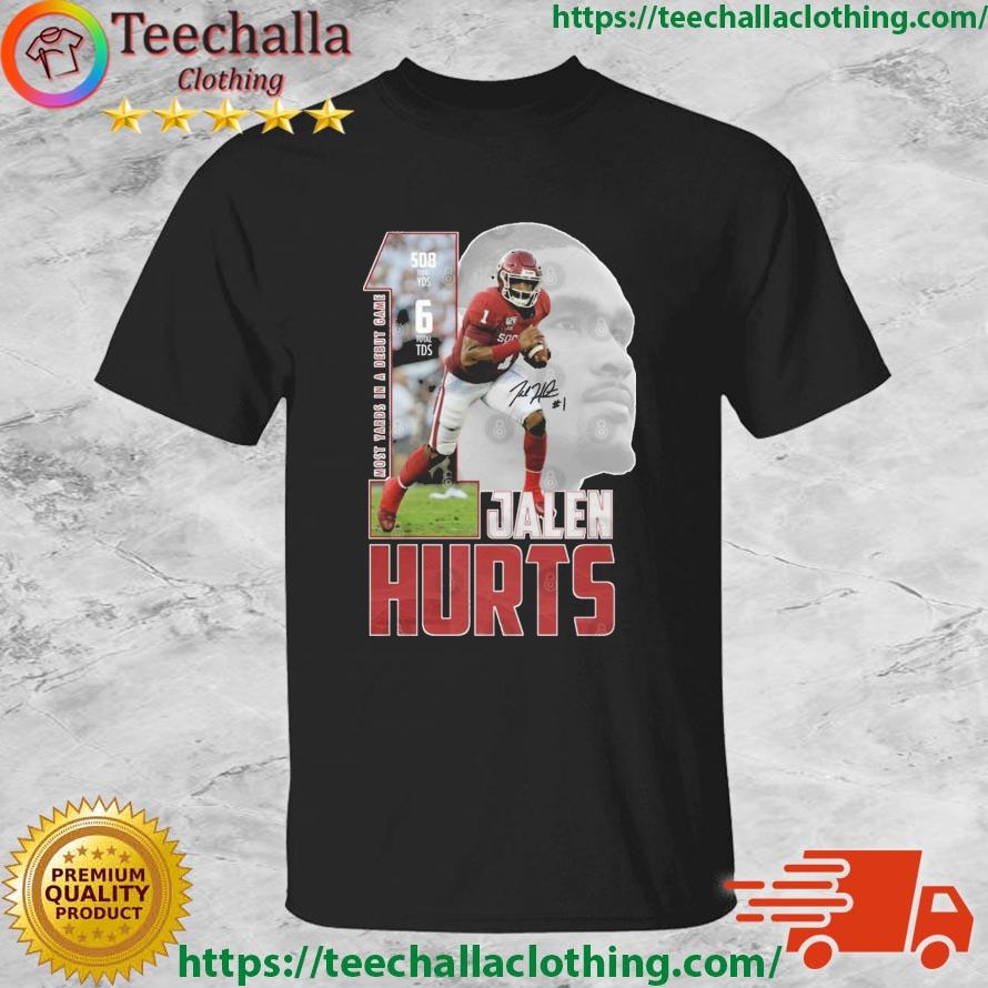 Jalen Hurts Most Yards In A Debut Game Signature shirt