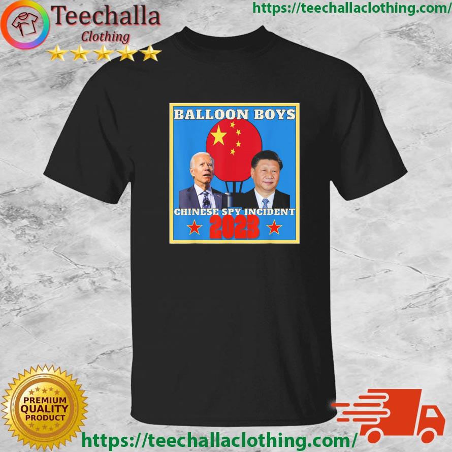 Joe Biden vs Xi Jinping Balloon Boys Chinese Spy Incident 2023 shirt