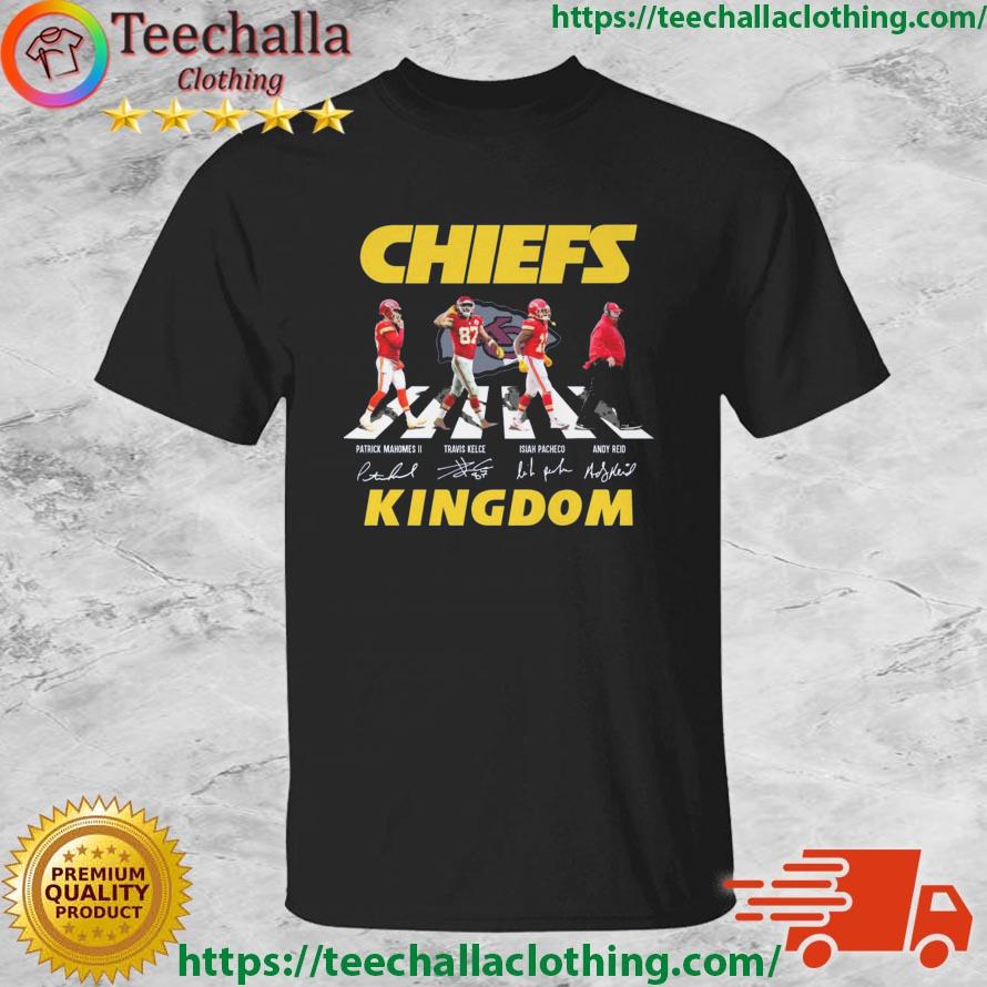Kansas City Chiefs Abbey Road Kingdom Signatures shirt