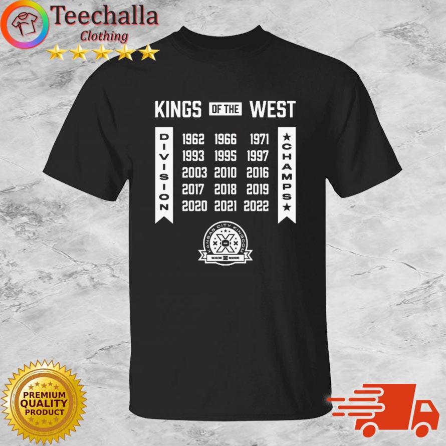 Kansas City Chiefs Kings Of The West Division Champions shirt