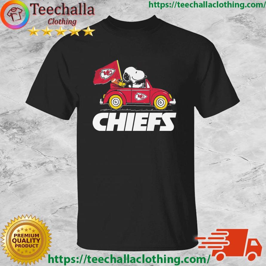 Kansas City Chiefs Snoopy And Woodstock Driver Car Super Bowl LVII shirt