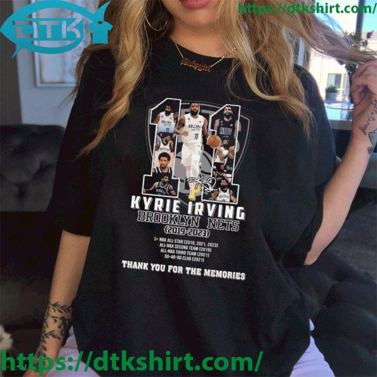 Kyrie Irving Brooklyn Nets 2019-2023 Thank You For The Memories Signature shirt