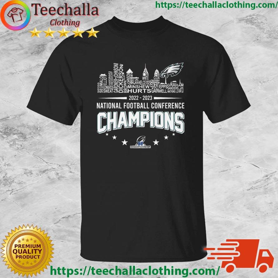 Official Philadelphia Eagles Player Named Skyline 2022-2023 National Football Conference Champions sweatshirt