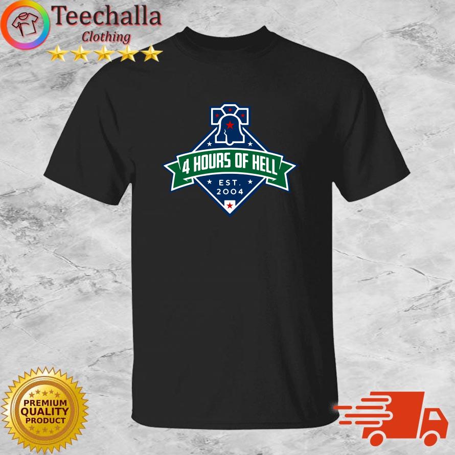 Official Philadelphia Phillies Four Hours Of Hell T-shirt