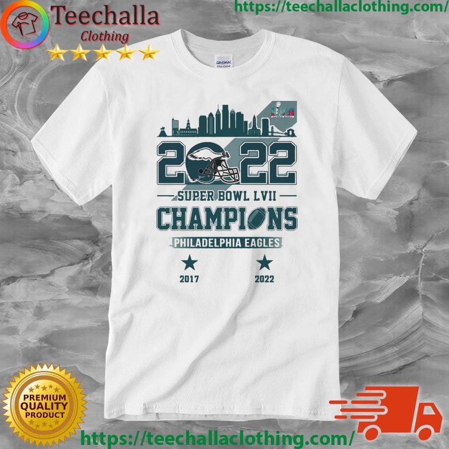 Philadelphia Eagles City Skyline 2022 Super Bowl LVII Champions shirt