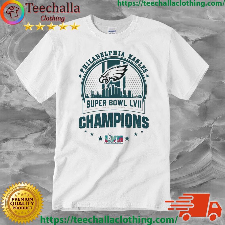 Philadelphia Eagles Skyline Super Bowl LVII Champions 2023 shirt