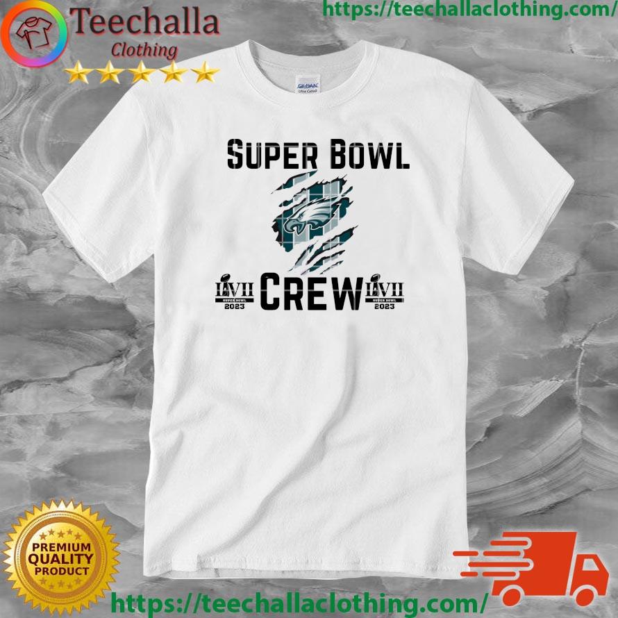 Philadelphia Eagles Super Bowl LVII 2023 Crew shirt