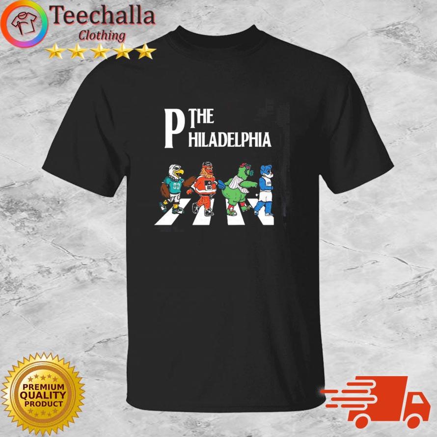 Philadelphia Philly Sports Team Mascots Abbey Road shirt