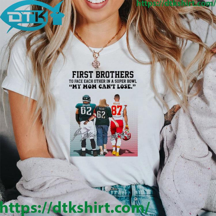Kansas City Chiefs Vs Philadelphia Eagles First Brothers To Face Each Other In A Super Bowl Signatures shirt