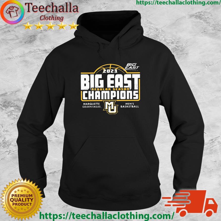2023 Big East Regular Season Champions Marquette Golden Eagles Men's Basketball s Hoodie