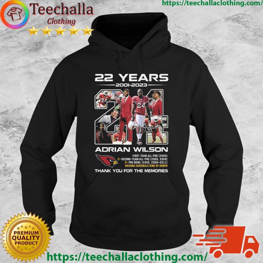 22 Years 2001-2023 Adrian Wilson Thank You For The Memories Signature s Hoodie
