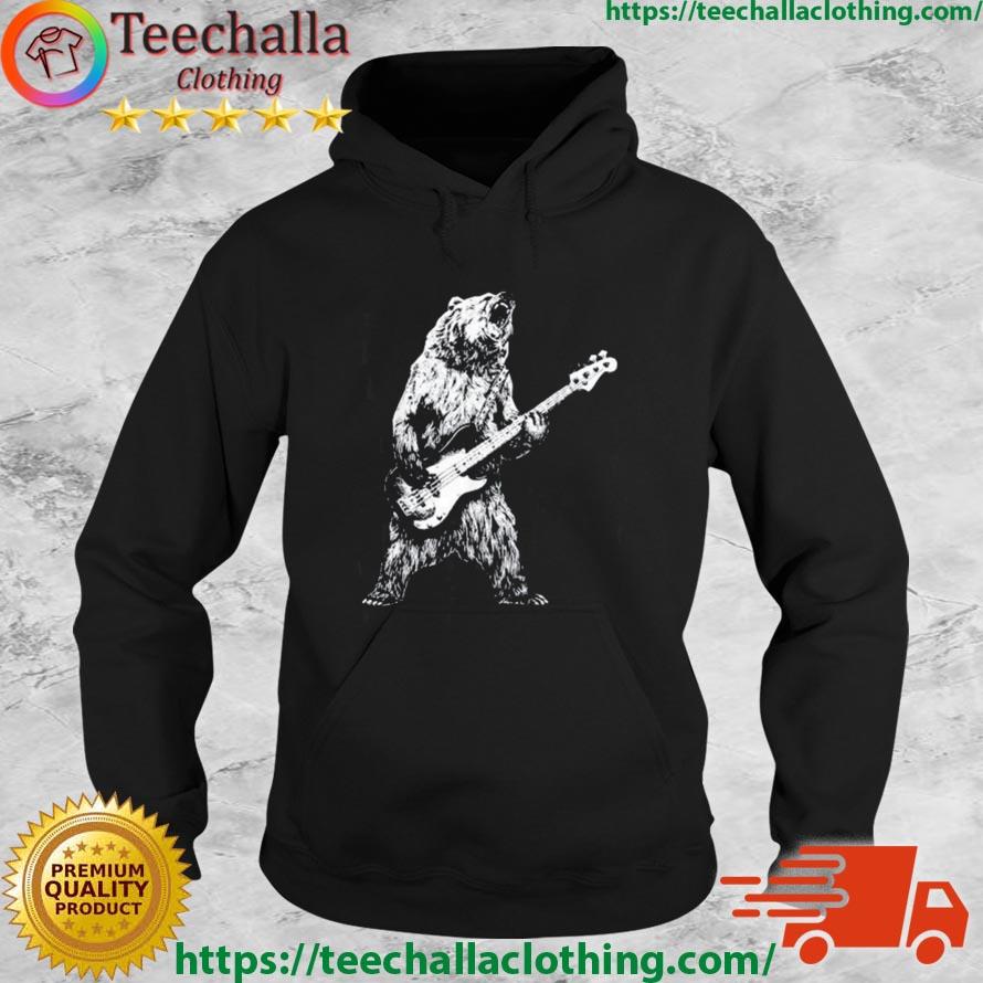 Bear Playing Bass Guitar Bear Guitarist Music Lovers 2023 Shirt Hoodie
