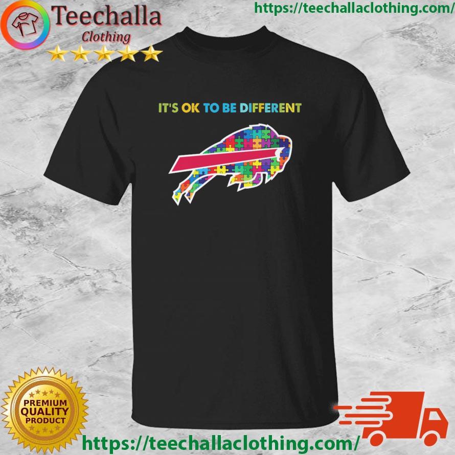 Buffalo Bills Autism It's Ok To Be Different shirt