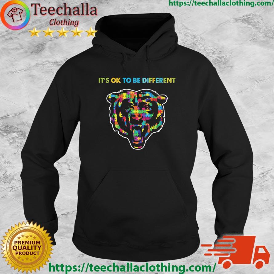 Chicago Bears Autism It's Ok To Be Different s Hoodie