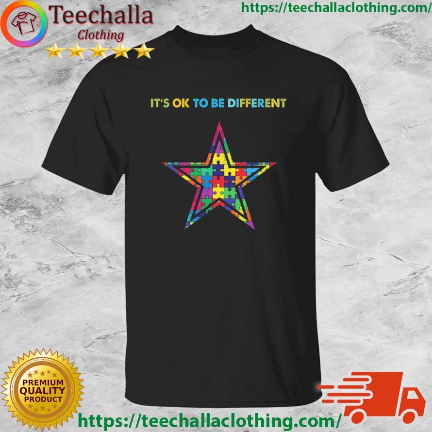 Dallas Cowboys Autism It's Ok To Be Different shirt