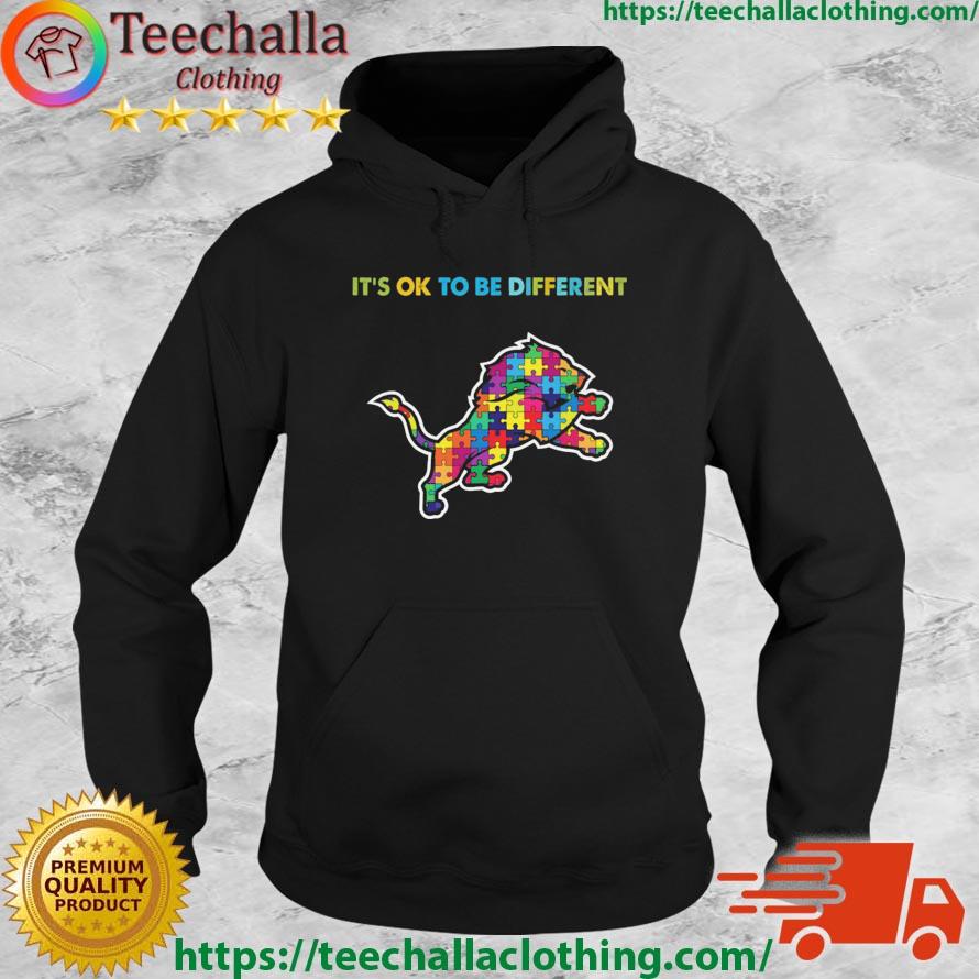 Detroit Lions Autism It's Ok To Be Different s Hoodie