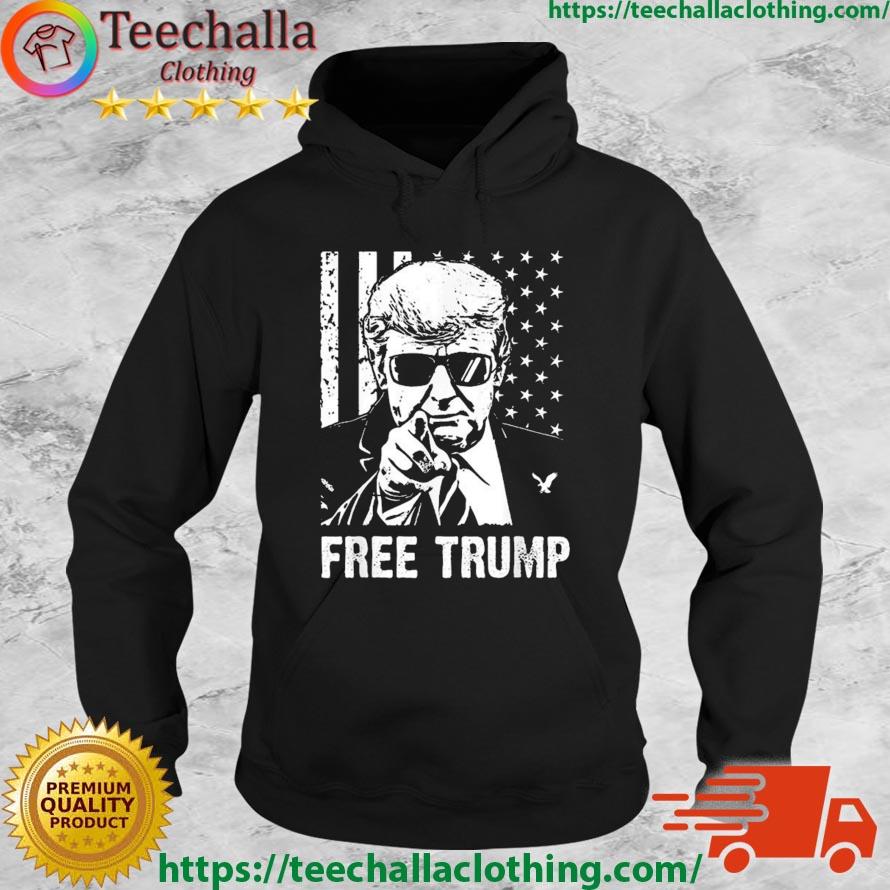 Free Donald Trump Republican Support Pro Trump American Flag Shirt Hoodie