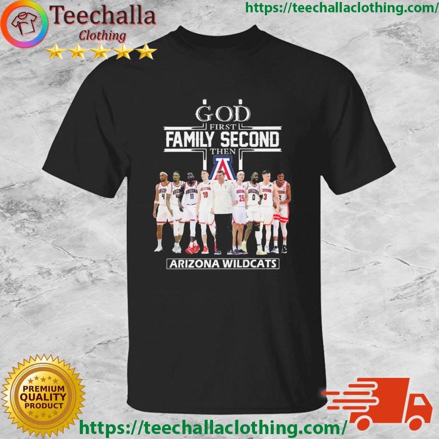 God First Family Second Then Arizona Wildcats Players 2023 shirt