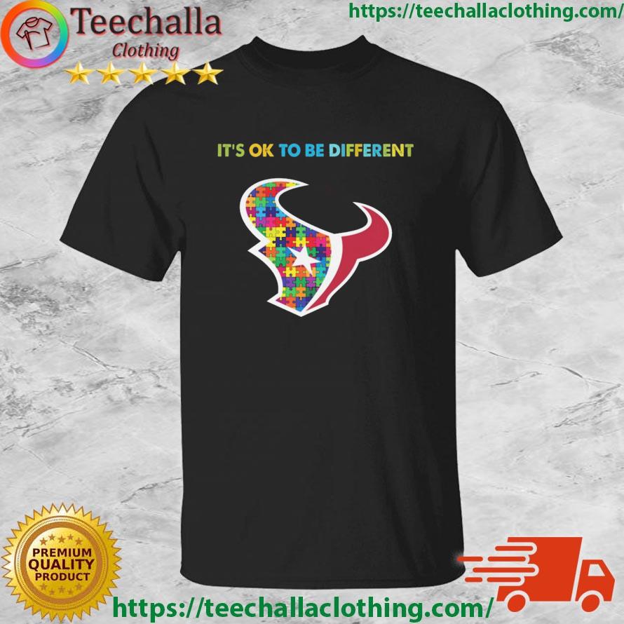 Houston Texans Autism It's Ok To Be Different shirt
