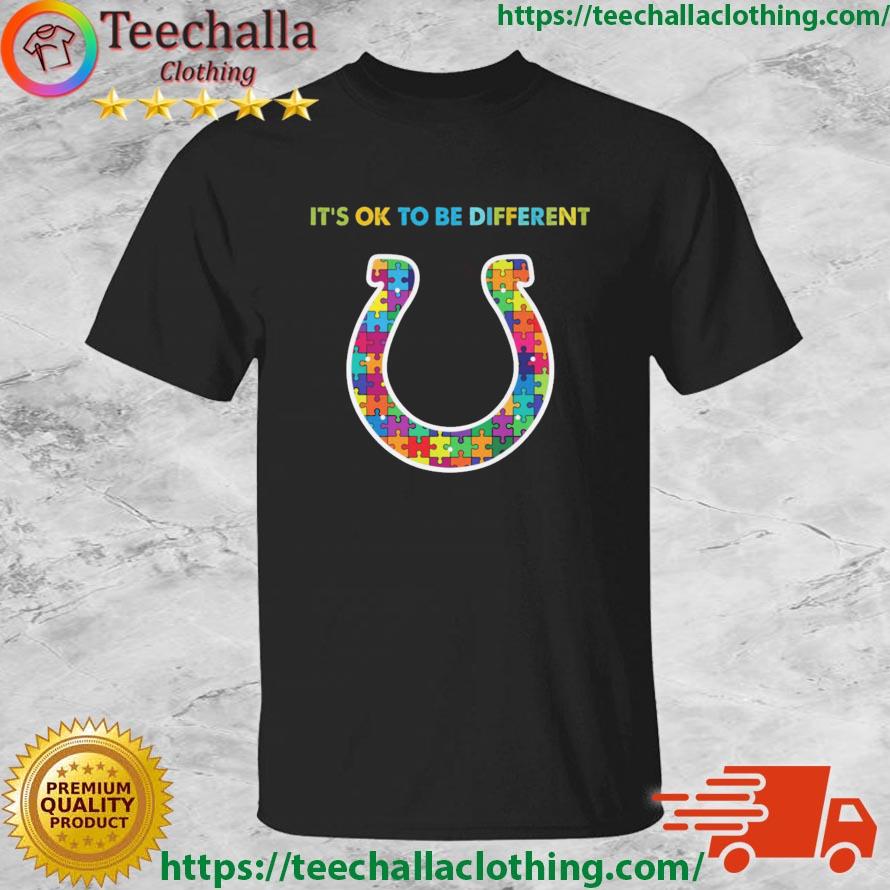 Indianapolis Colts Autism It's Ok To Be Different shirt