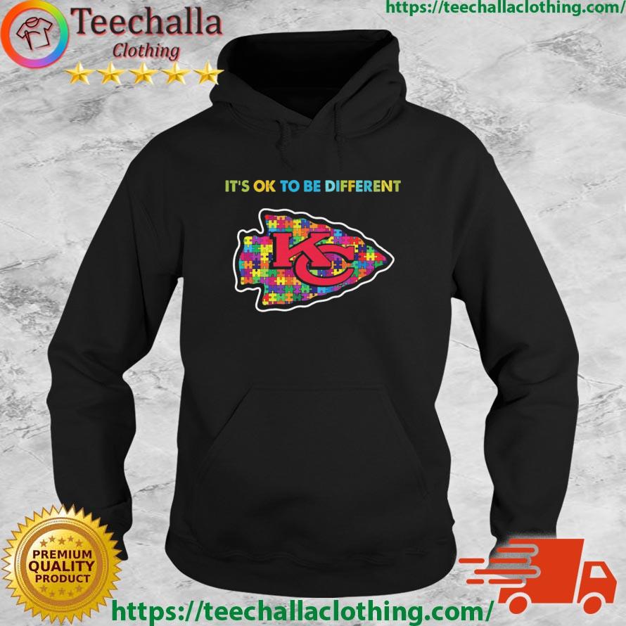 Kansas City Chiefs Autism It's Ok To Be Different s Hoodie