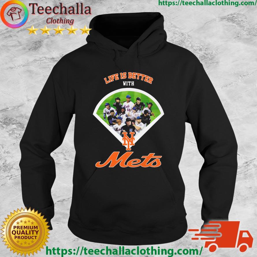 Life Is Better With New York Mets Team Baseball Players s Hoodie