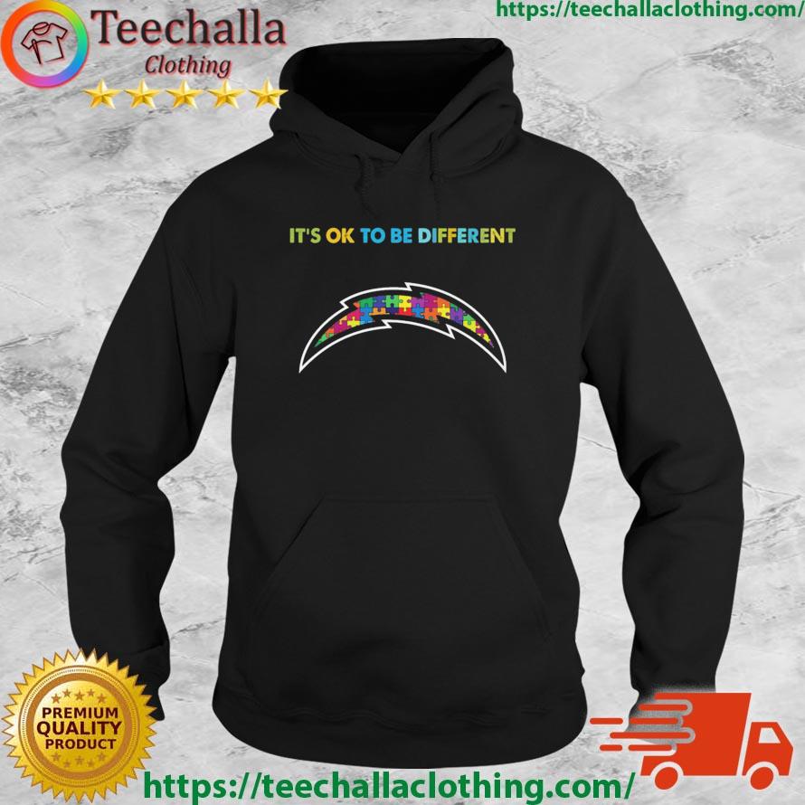 Los Angeles Chargers Autism It's Ok To Be Different s Hoodie