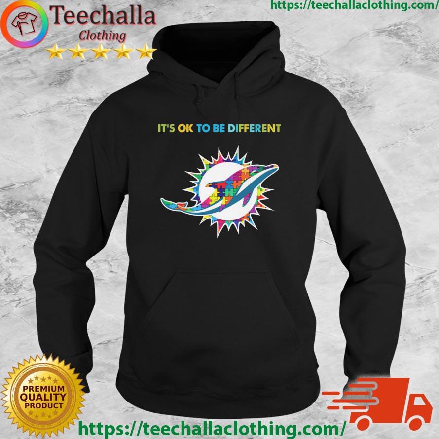Miami Dolphins Autism It's Ok To Be Different s Hoodie