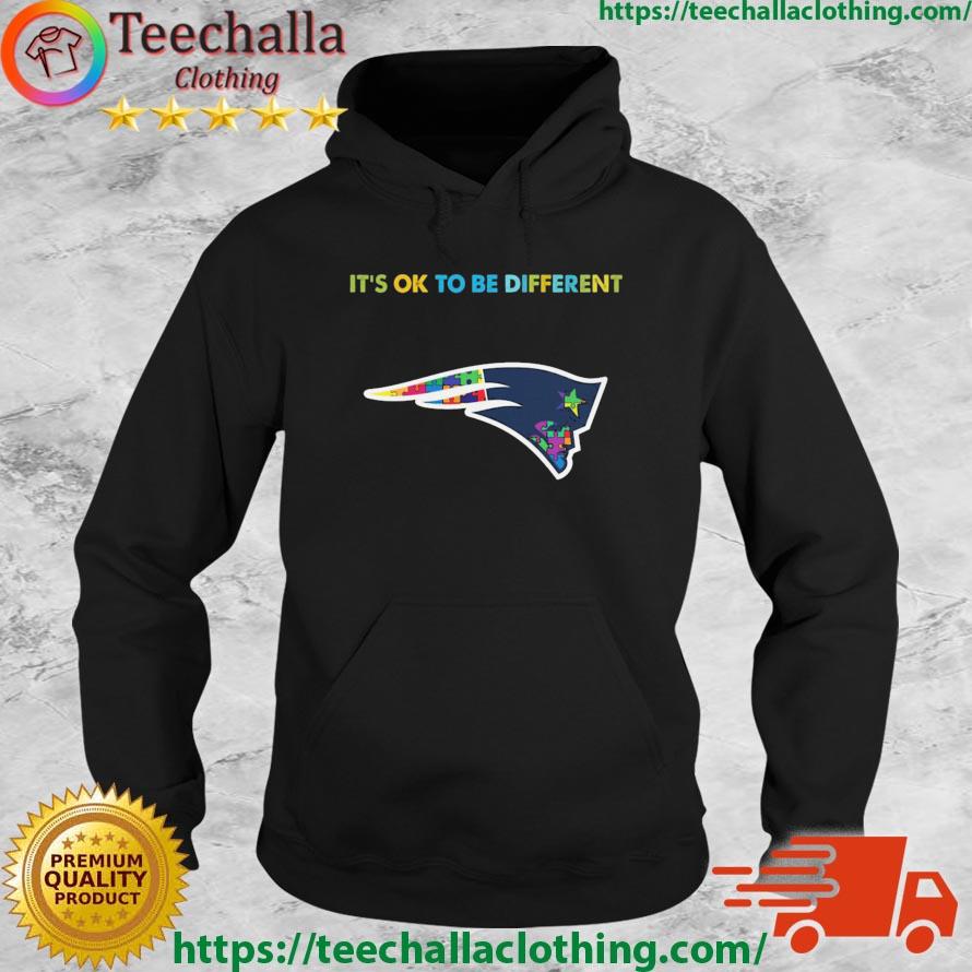 New England Patriots Autism It's Ok To Be Different s Hoodie
