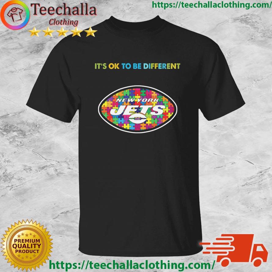 New York Jets Autism It's Ok To Be Different shirt