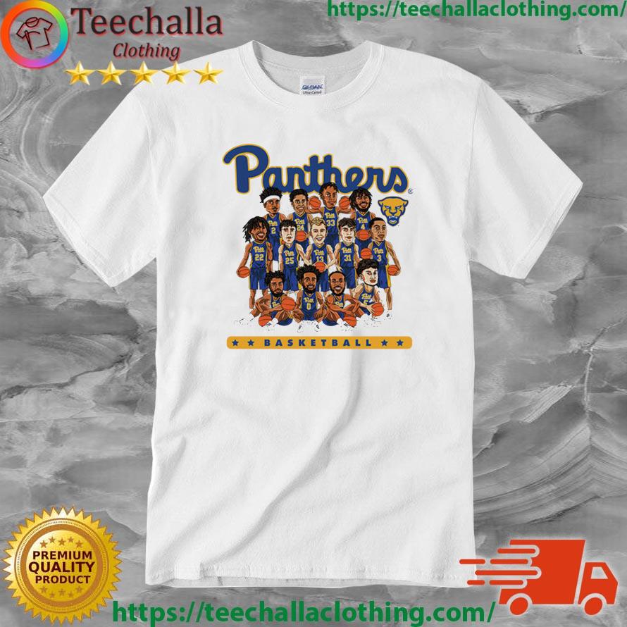 Pittsburgh Panthers Player Cartoon 2023 NCAA Men's Basketball shirt