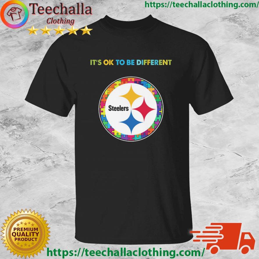 Pittsburgh Steelers Autism It's Ok To Be Different shirt