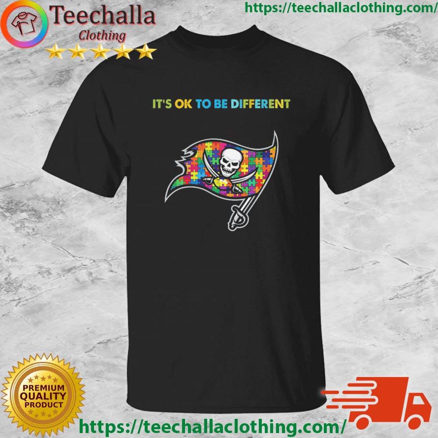Tampa Bay Buccaneers Autism It's Ok To Be Different shirt