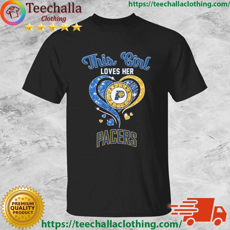 This Girl Loves Her Indiana Pacers Diamond Heart shirt