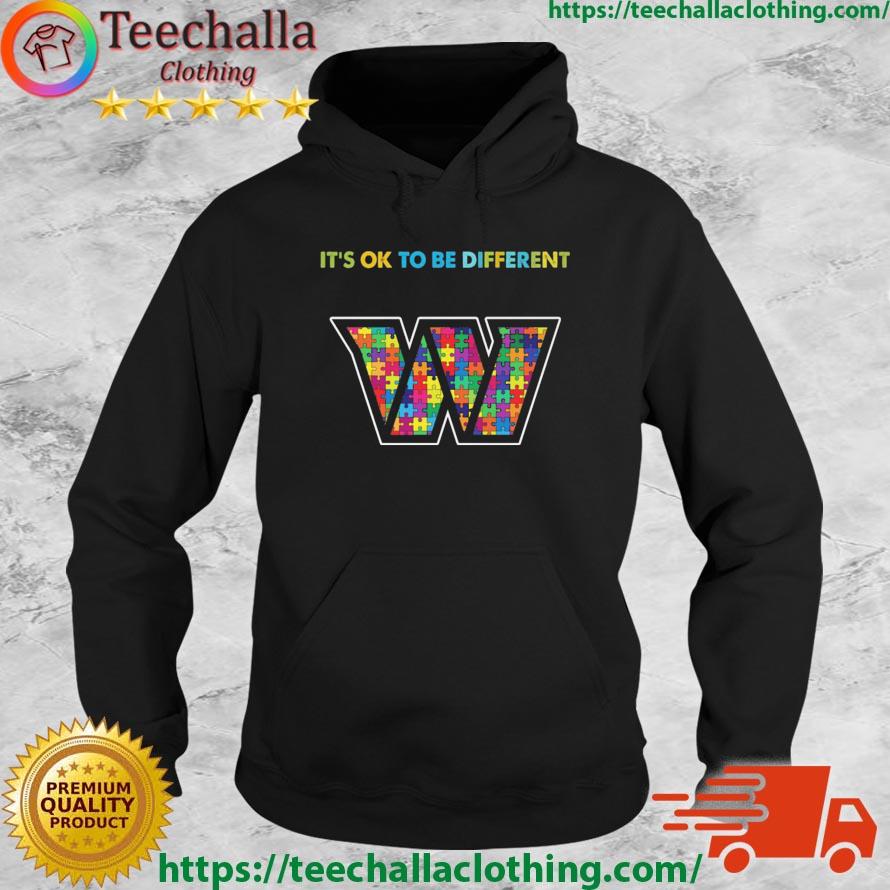 Washington Commanders Autism It's Ok To Be Different s Hoodie