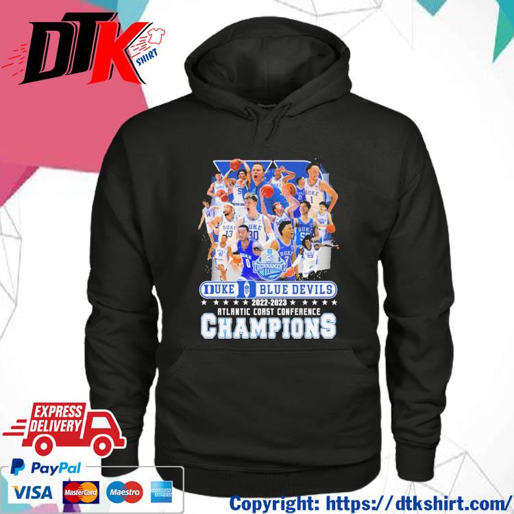 Duke Blue Devils 2022-2023 Atlantic Coast Conference Champions s hoodie