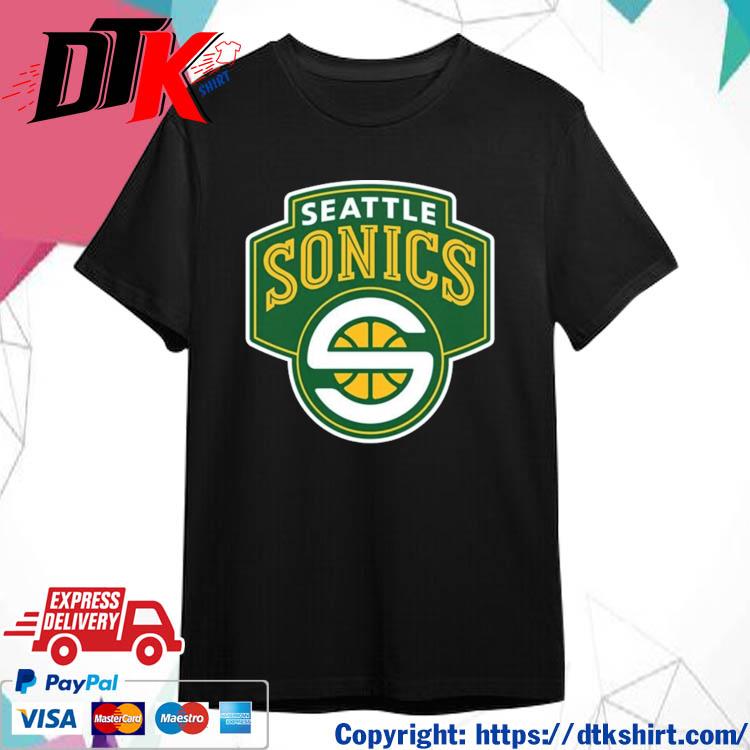 Simply Seattle Seattle Supersonics Black Logo Premium Shirt