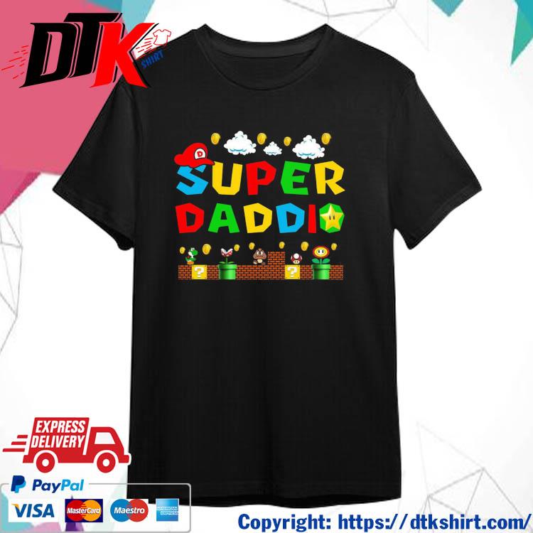 Super Daddio For Gamer Daddy Birth Day 2023 Shirt